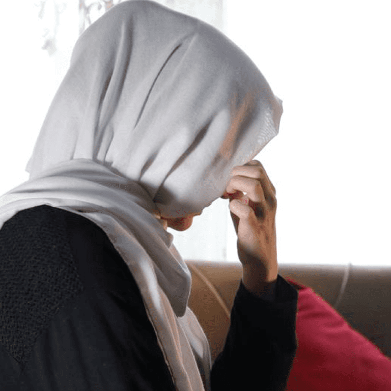 An Afghan girl in the Nawabad District of Kabul, Afghanistan.