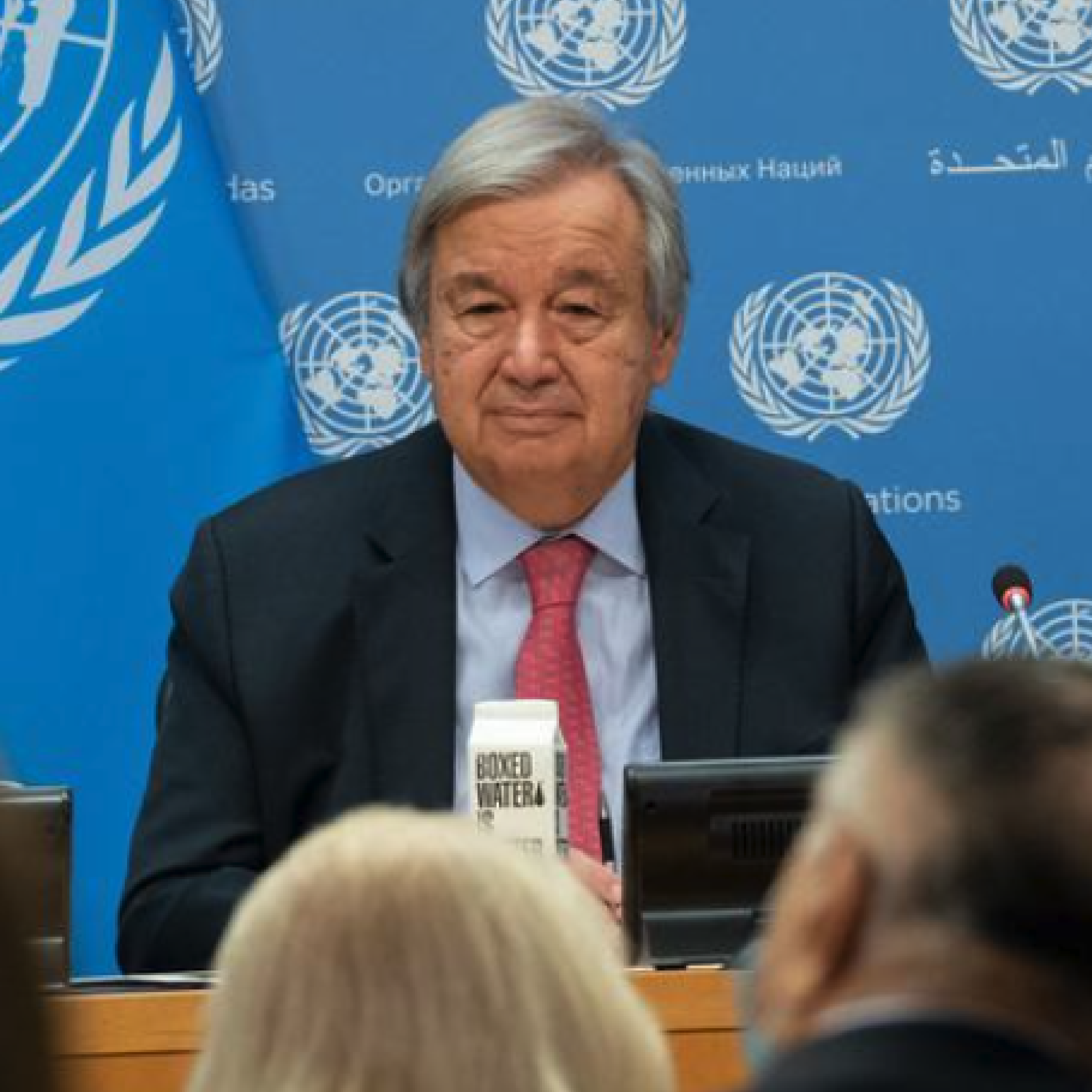 Secretary-General António Guterres briefs the media ahead of the UN General Assembly High-Level week.