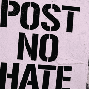 Post not hate on a poster