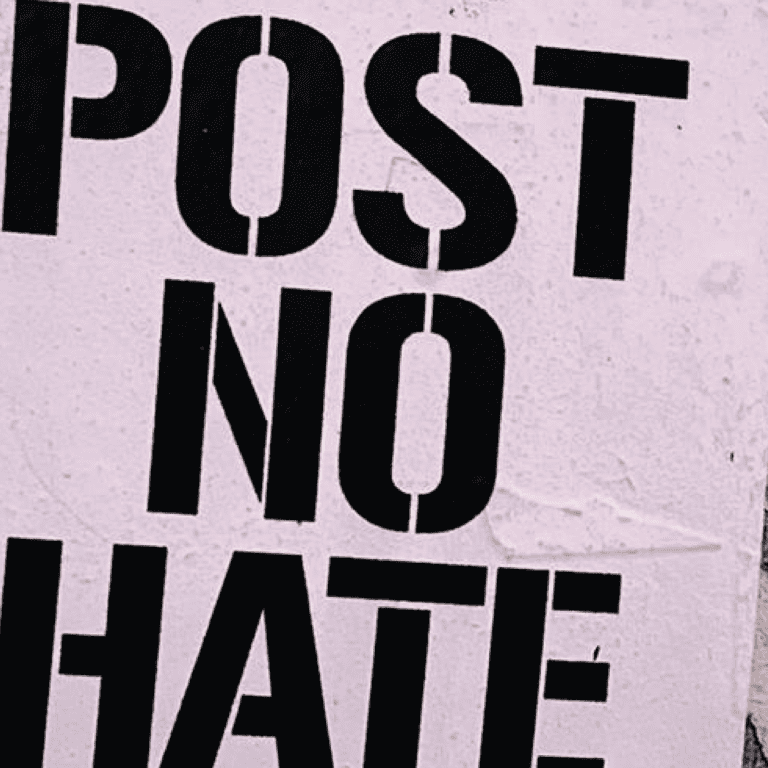 Post not hate on a poster