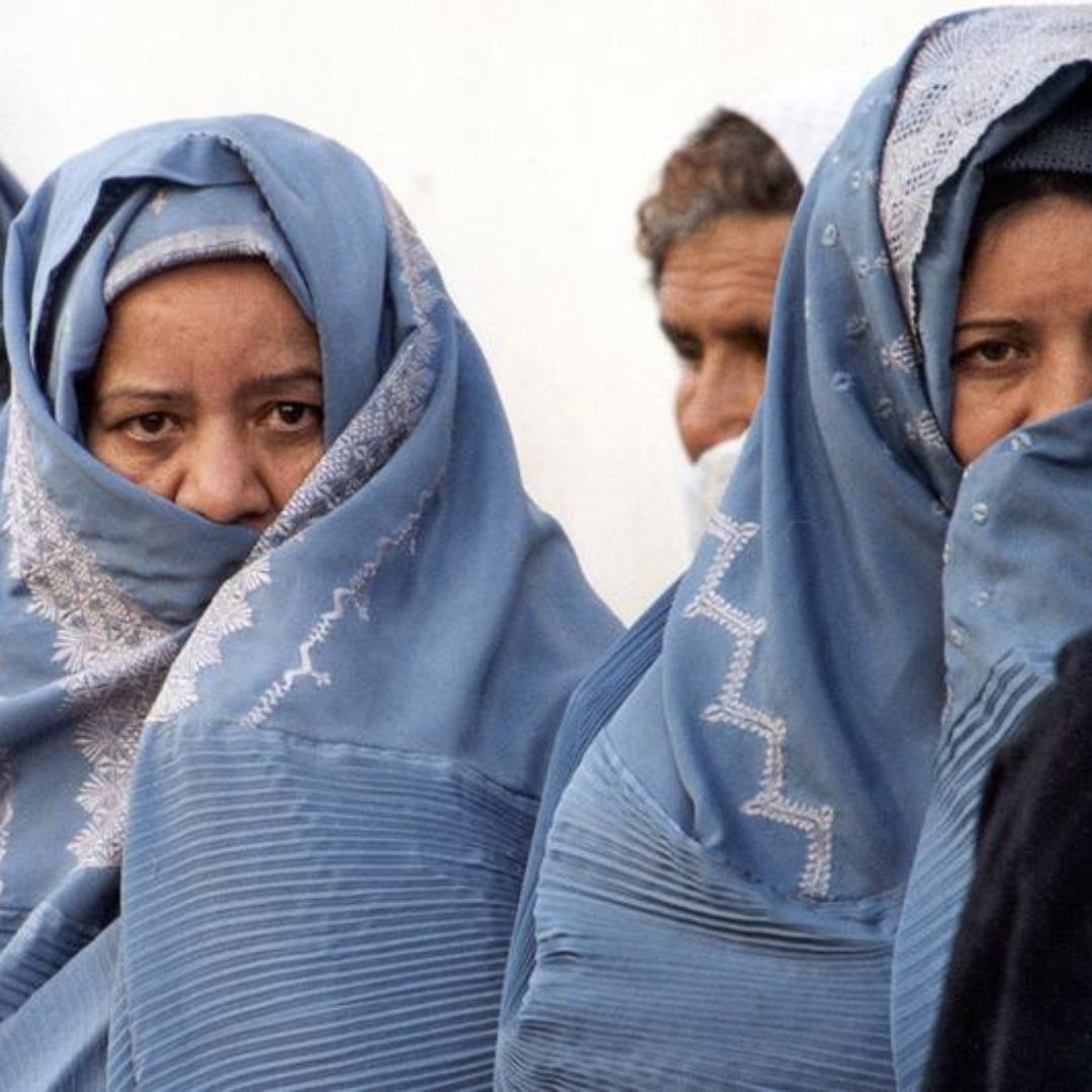 Women wait at a maternal health hospital, the only one of its type in Afghanistan.