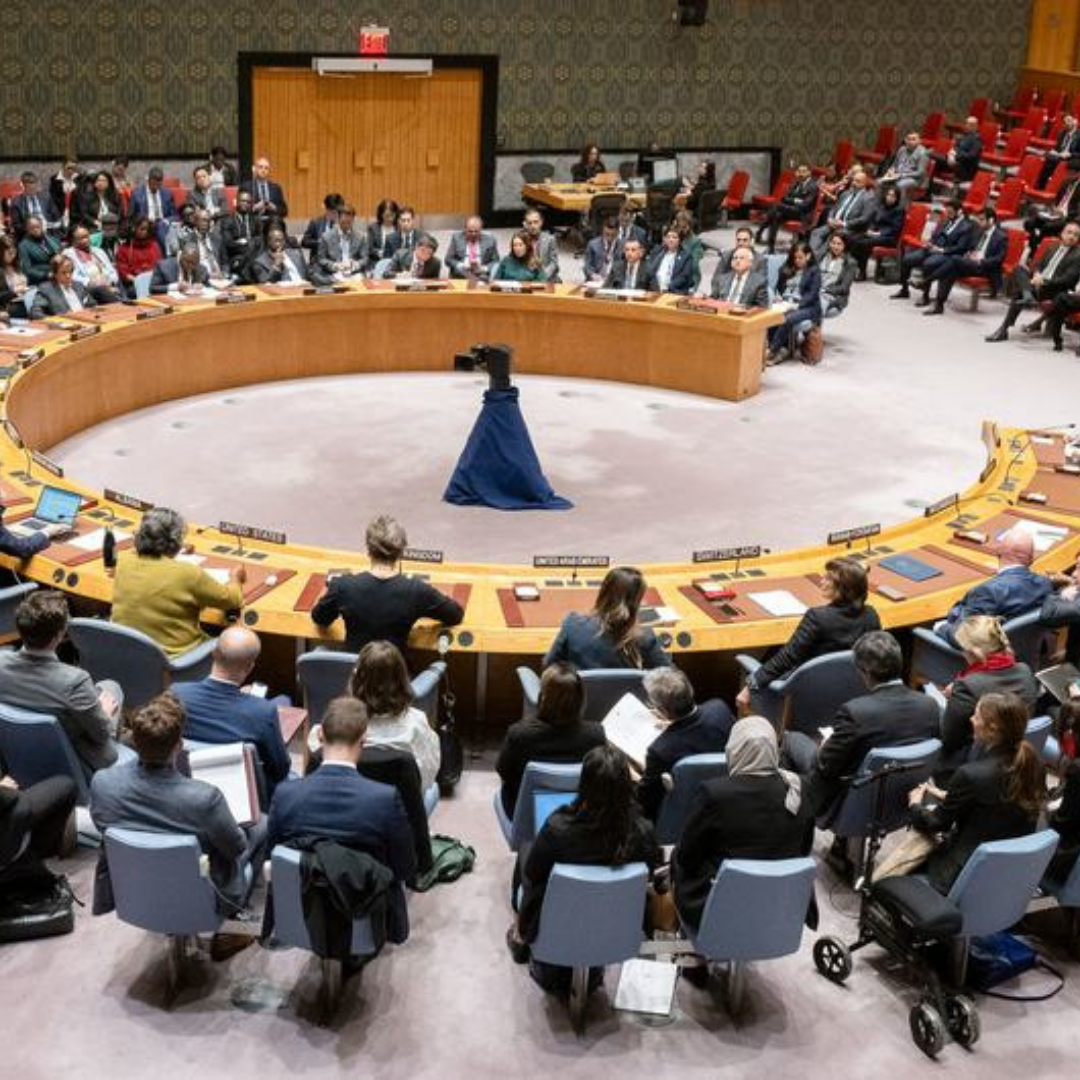 The Security Council meeting on the situation in Gaza.