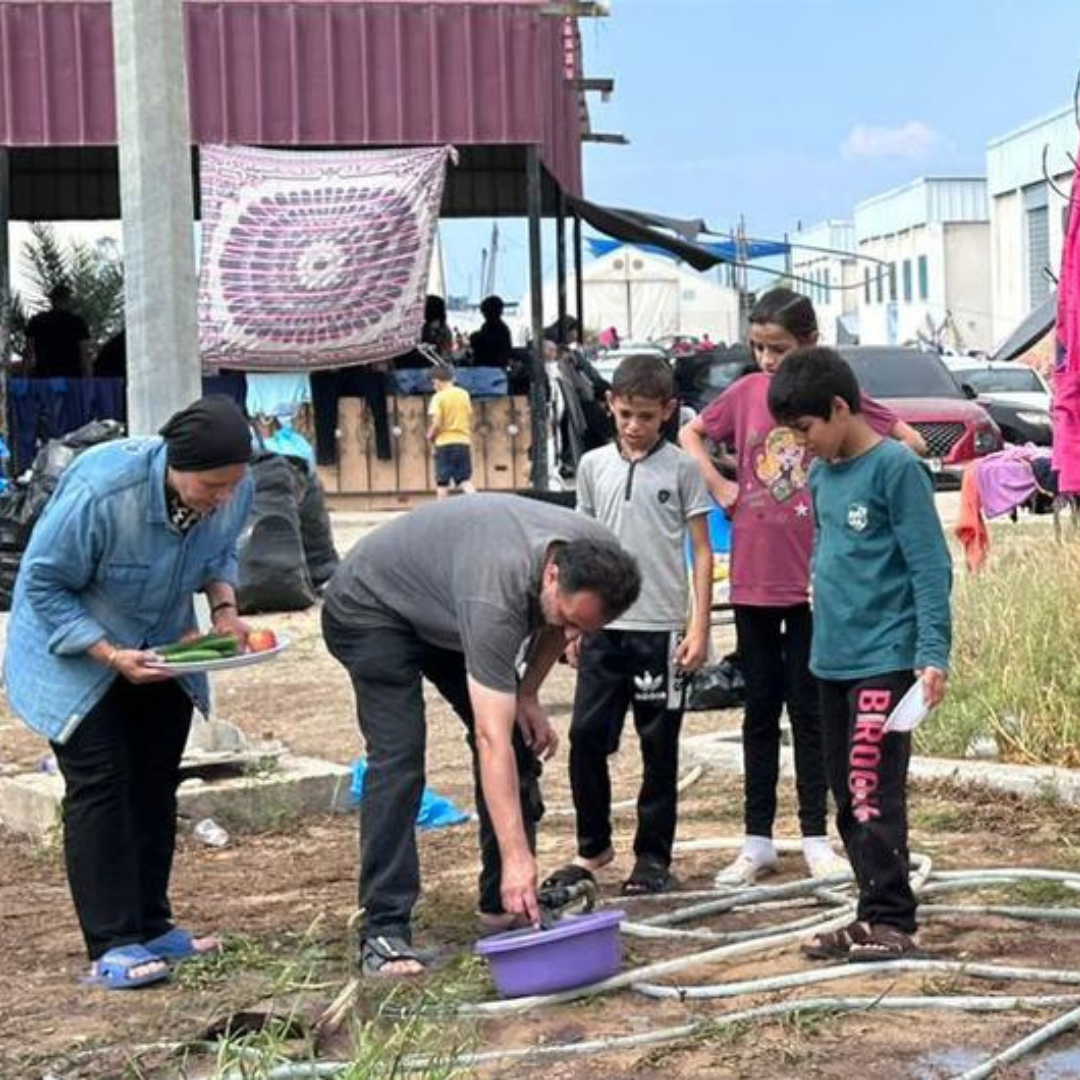 Some displaced families in areas of southern Gaza are adapting to conditions as best they can.