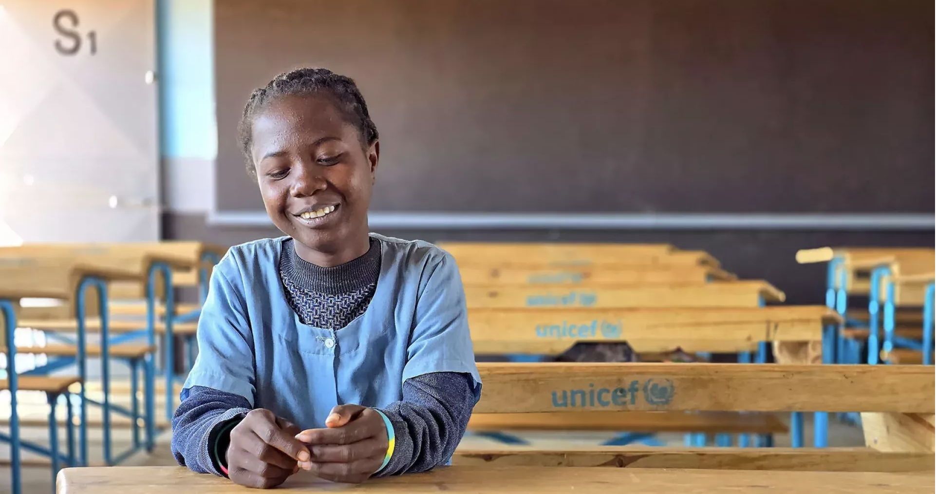 Modern School in Soanomena Provides  Every Child with a Desk and a Fresh Start